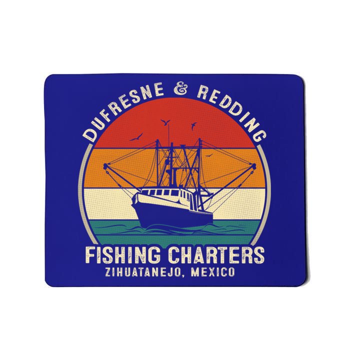 Dufresne And Redding Fishing Charters Cute Gift Vintage Boating Cool Gift Mousepad