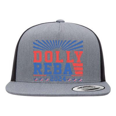 Dolly And Reba 2024 Flat Bill Trucker Hat