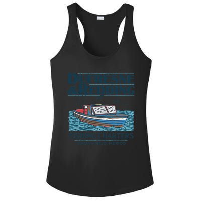 DUFRESNE And REDDING Fishing Charters Ladies PosiCharge Competitor Racerback Tank