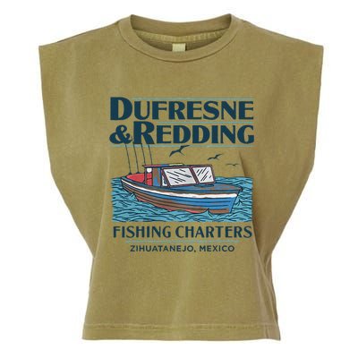 DUFRESNE And REDDING Fishing Charters Garment-Dyed Women's Muscle Tee