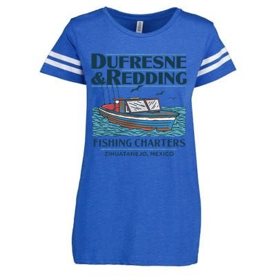 DUFRESNE And REDDING Fishing Charters Enza Ladies Jersey Football T-Shirt