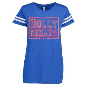 Dolly And Reba For President Pink 2024 Enza Ladies Jersey Football T-Shirt