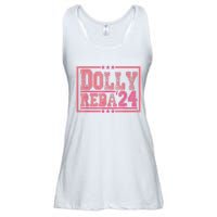 Dolly And Reba For President Pink 2024 Ladies Essential Flowy Tank