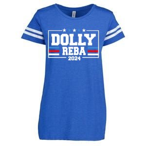 Dolly And Reba 2024 Make America Fancy Again Enza Ladies Jersey Football T-Shirt