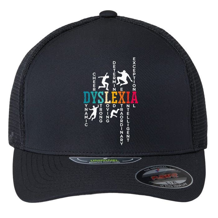 Dyslexia Awareness Reading Disorder Learning Disability Flexfit Unipanel Trucker Cap