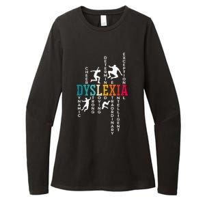 Dyslexia Awareness Reading Disorder Learning Disability Womens CVC Long Sleeve Shirt