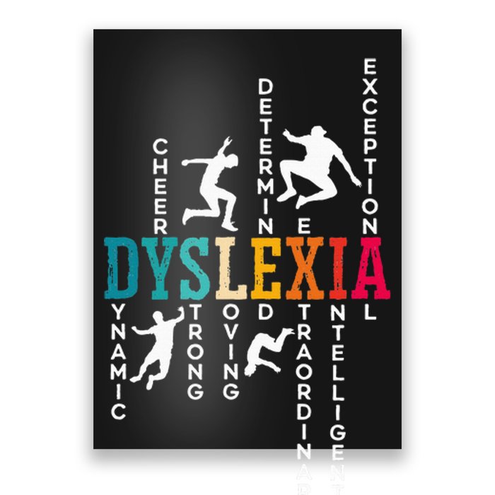 Dyslexia Awareness Reading Disorder Learning Disability Poster