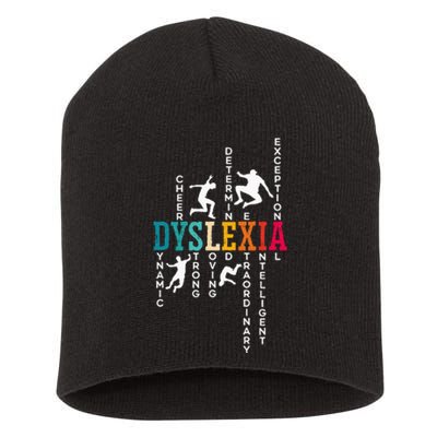 Dyslexia Awareness Reading Disorder Learning Disability Short Acrylic Beanie