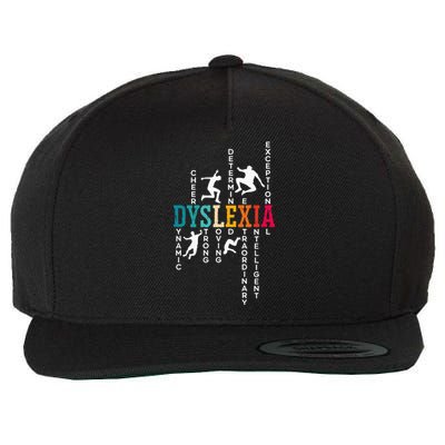 Dyslexia Awareness Reading Disorder Learning Disability Wool Snapback Cap