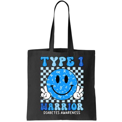 Diabetes Awareness Ribbon T1d Warrior Support Squad Bag