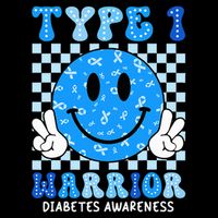 Diabetes Awareness Ribbon T1d Warrior Support Squad Bag