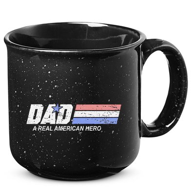 Dad A Real American Hero 15oz Campfire Ceramic Mug