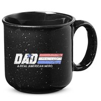 Dad A Real American Hero 15oz Campfire Ceramic Mug