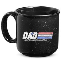Dad A Real American Hero 15oz Campfire Ceramic Mug