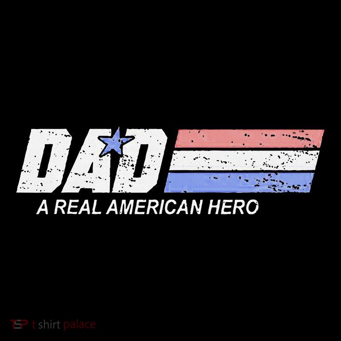 Dad A Real American Hero Flatbill Hat