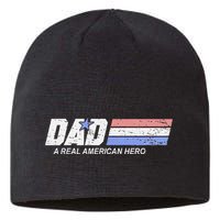 Dad A Real American Hero Sustainable Beanie