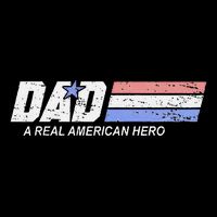 Dad A Real American Hero Sustainable Beanie