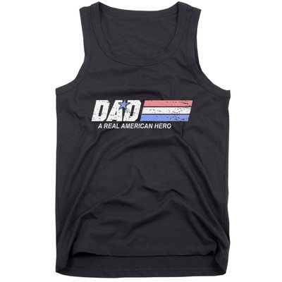 Dad A Real American Hero Tank Top
