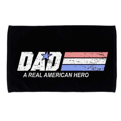 Dad A Real American Hero Microfiber Hand Towel