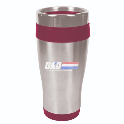 Dad A Real American Hero 16oz Travel Tumbler