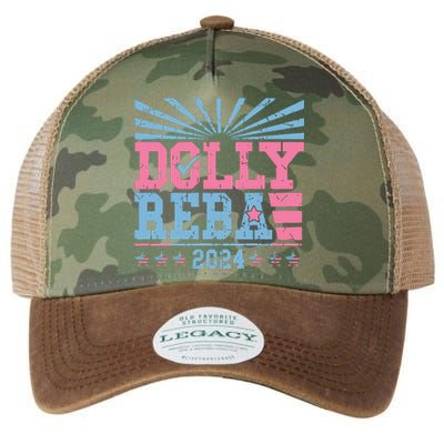 Dolly And Reba 2024 For President Legacy Tie Dye Trucker Hat