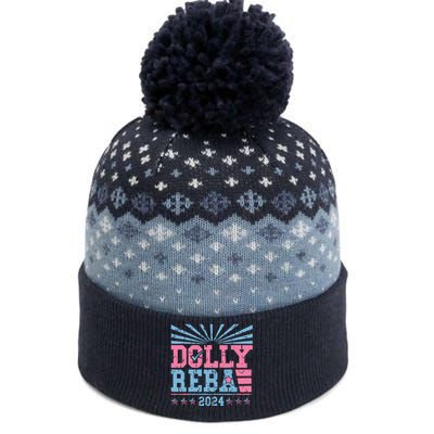 Dolly And Reba 2024 For President The Baniff Cuffed Pom Beanie