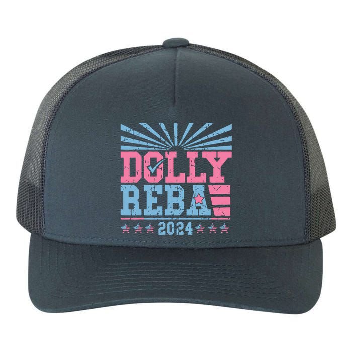 Dolly And Reba 2024 For President Yupoong Adult 5-Panel Trucker Hat