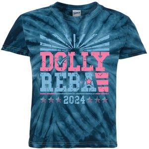 Dolly And Reba 2024 For President Kids Tie-Dye T-Shirt