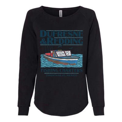 Dufresne And Redding Fishing Charters Womens California Wash Sweatshirt