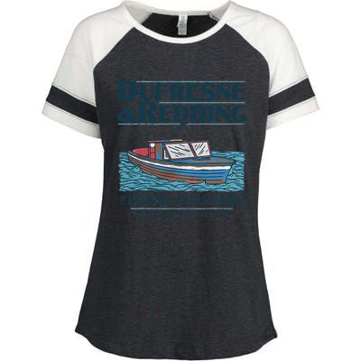 Dufresne And Redding Fishing Charters Enza Ladies Jersey Colorblock Tee