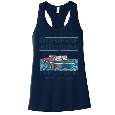 Dufresne And Redding Fishing Charters Women's Racerback Tank