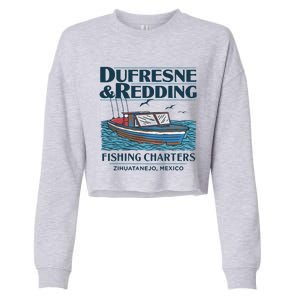 Dufresne And Redding Fishing Charters Cropped Pullover Crew