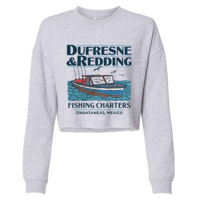 Dufresne And Redding Fishing Charters Cropped Pullover Crew