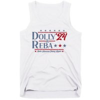 Dolly And Reba 2024 Make America Fancy Again Retro Vintage Tank Top