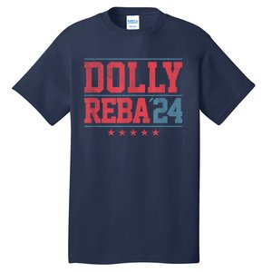 Dolly And Reba 24 America Us Color Style Tall T-Shirt