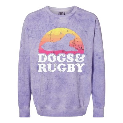 Dogs And Rugby Men Or Womens Dog Colorblast Crewneck Sweatshirt