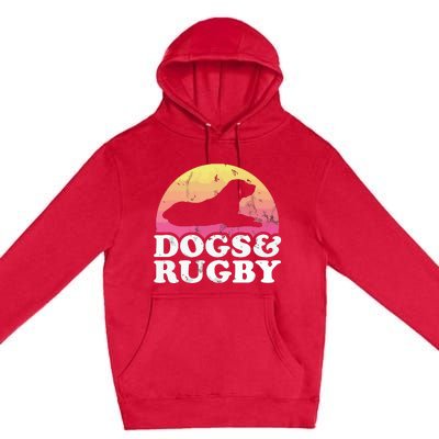 Dogs And Rugby Men Or Womens Dog Premium Pullover Hoodie