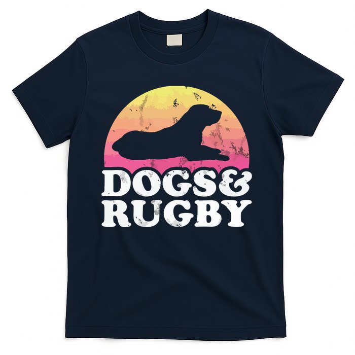 Dogs And Rugby Men Or Womens Dog T-Shirt