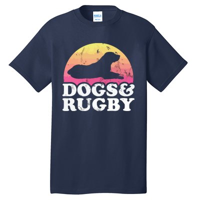 Dogs And Rugby Men Or Womens Dog Tall T-Shirt