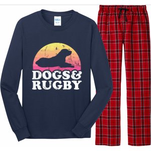 Dogs And Rugby Men Or Womens Dog Long Sleeve Pajama Set