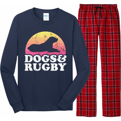 Dogs And Rugby Men Or Womens Dog Long Sleeve Pajama Set