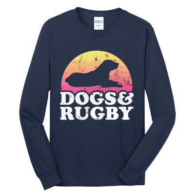 Dogs And Rugby Men Or Womens Dog Tall Long Sleeve T-Shirt