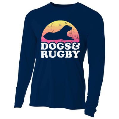 Dogs And Rugby Men Or Womens Dog Cooling Performance Long Sleeve Crew