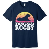 Dogs And Rugby Men Or Womens Dog Premium T-Shirt