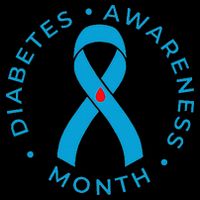 Diabetes Awareness Ribbon Type 1 One Two 2 T1D Backpack