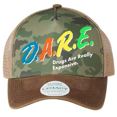 Dare Drugs Are Really Expensive Legacy Tie Dye Trucker Hat
