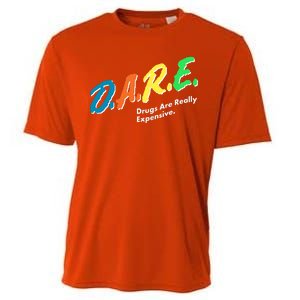 Dare Drugs Are Really Expensive Cooling Performance Crew T-Shirt