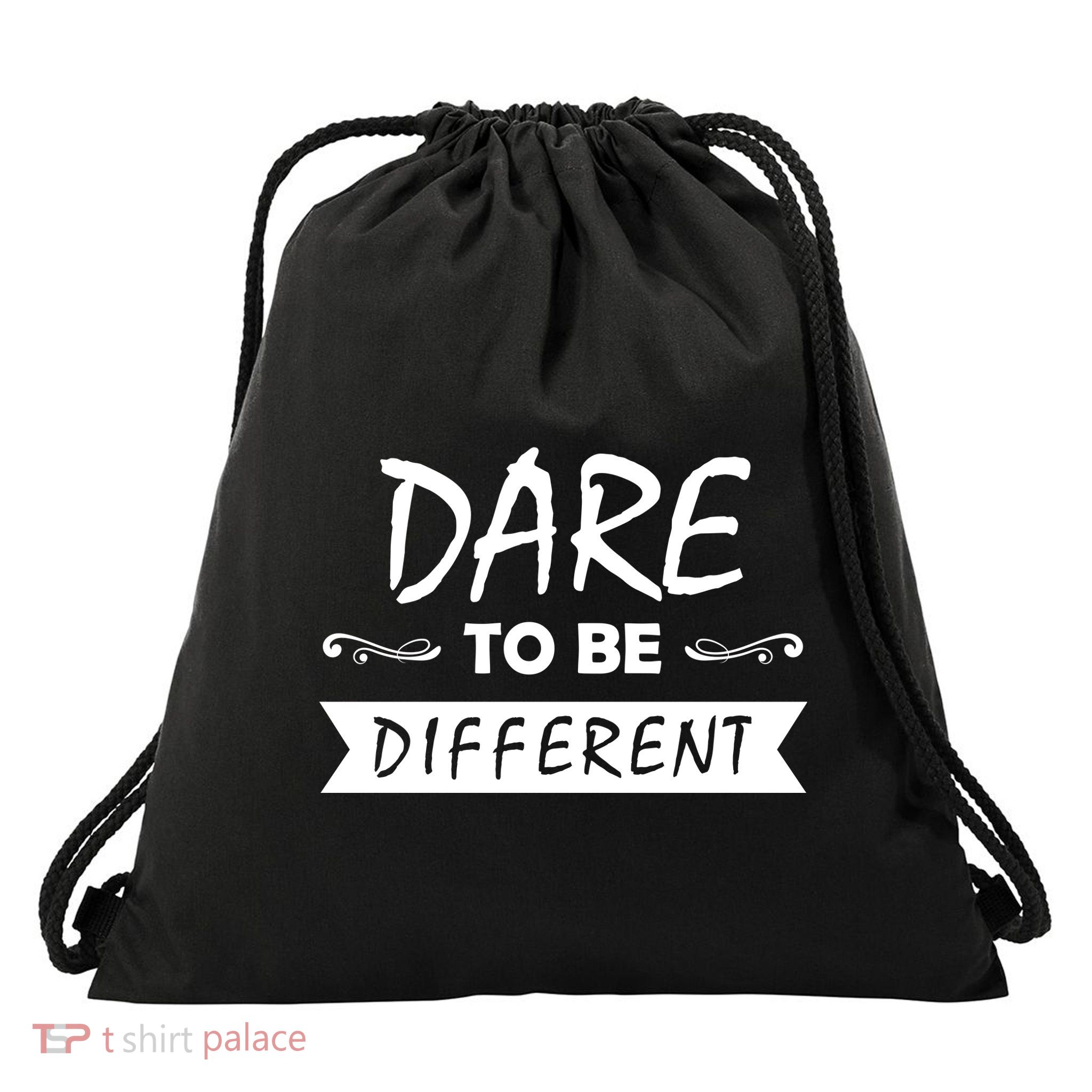 Dare To Be Different Drawstring Bag