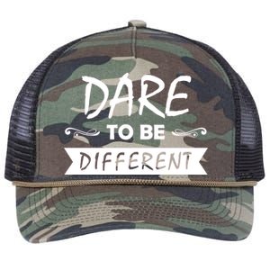 Dare To Be Different Retro Rope Trucker Hat Cap