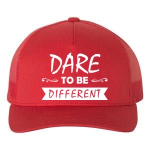 Dare To Be Different Yupoong Adult 5-Panel Trucker Hat